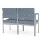 Lesro Lenox 2 Seat Tandem Seating W/ No Center Arm, 43.5 in W 24.5 in L 32 in H LS2101 - alternate 3